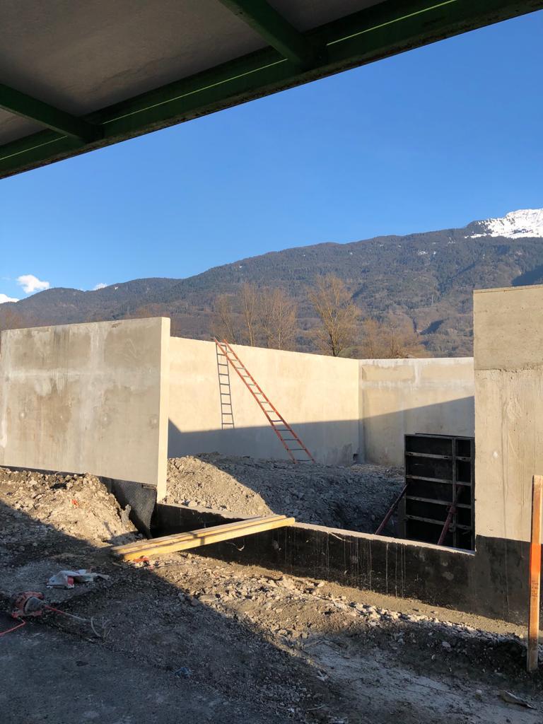 photo de travaux de gros oeuvres pour la construction d'une maison