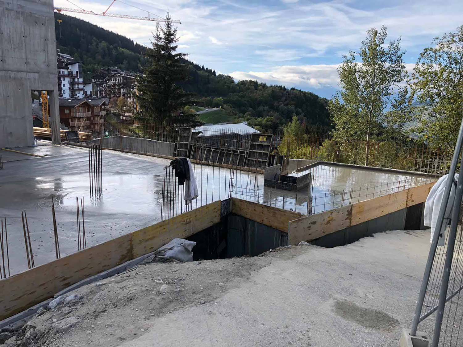photo d'une dalle en béton pour la terrasse d'une maison